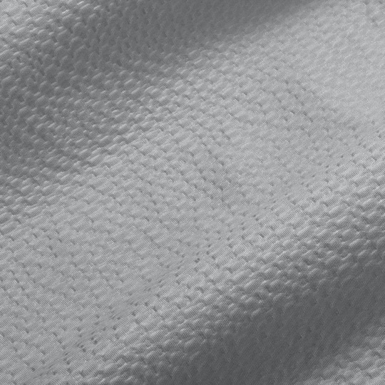 Bath Bliss Silver Microfiber Soft Touch Seersucker Design Shower Curtain Liner